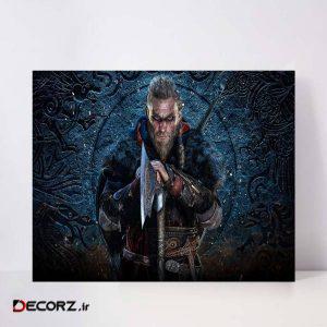تابلو شاسی مدل assassins creed valhalla game     کد S-10039