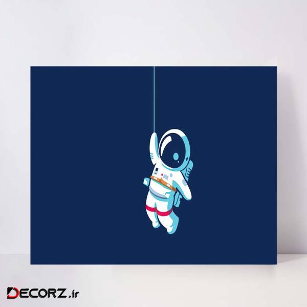 تابلو شاسی مدل astronaut hanging on moon   کد S-10043
