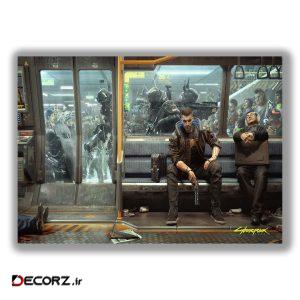 تابلو شاسی مدل سایبرپانک cyberpunk کد SBWY-KL2