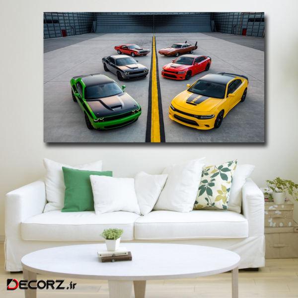 تابلو شاسی مدل ماشین آمریکایی کد 24