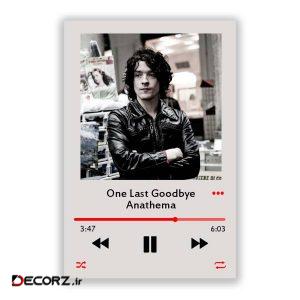 تابلو شاسی مدل موزیک طرح اناتما anathema one last goodbye