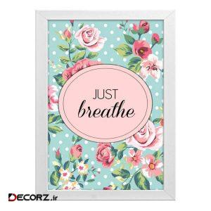 تابلو طرح just breath کد t3