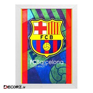 تابلو طرح تیم فوتبال بارسلونا کد t14