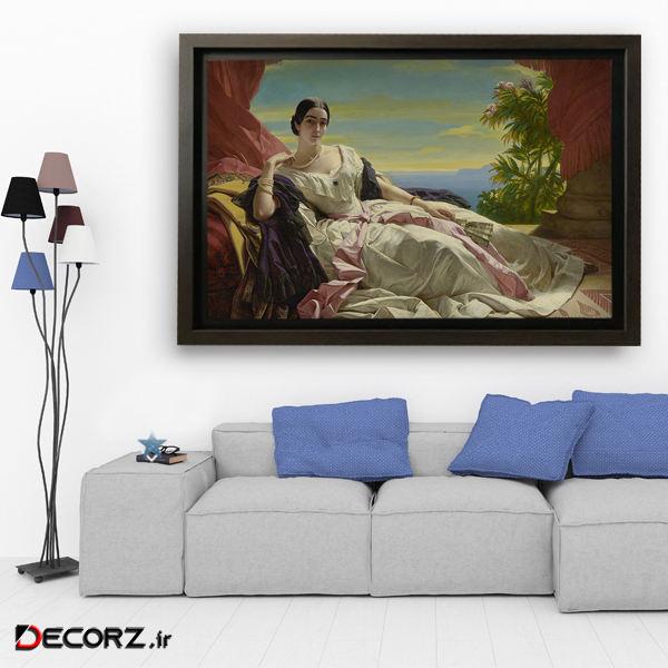 تابلو طرح زن کد 8787