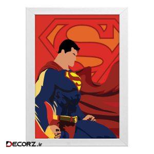 تابلو طرح سوپرمن کد t26