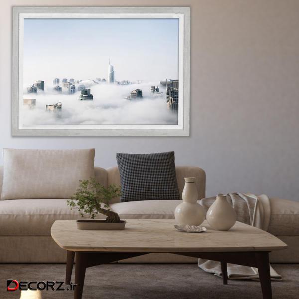 تابلو طرح شهر در ابر کد 284