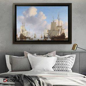 تابلو طرح کشتی و دریا کد ۰۰۱۰