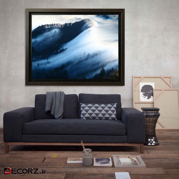 تابلو طرح کوه برفی کد 334