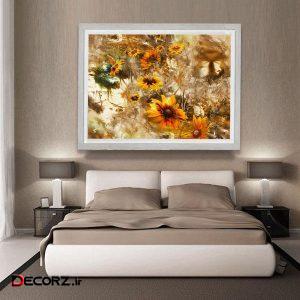 تابلو طرح گل آفتابگردان کد ۰۰۲۲