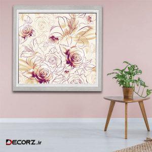 تابلو طرح گل کد ۰۰۸