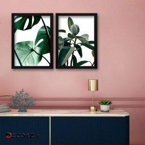 تابلو هیلما گالری کد HAP1931 BL مجموعه ۲ عددی