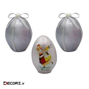 تخم مرغ تزیینی مدل عمو نوروز کد mp609 مجموعه ۳ عددی