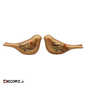 دکوری مدل مرغ آمین کد mp610 مجموعه ۲ عددی