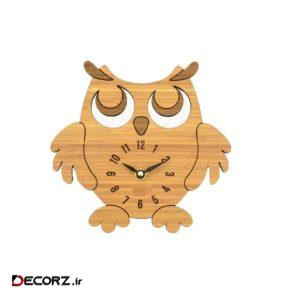 ساعت دیواری دکونوشاپ طرح جغد