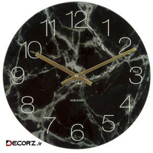 ساعت دیواری کارلسون مدل Glass Marble