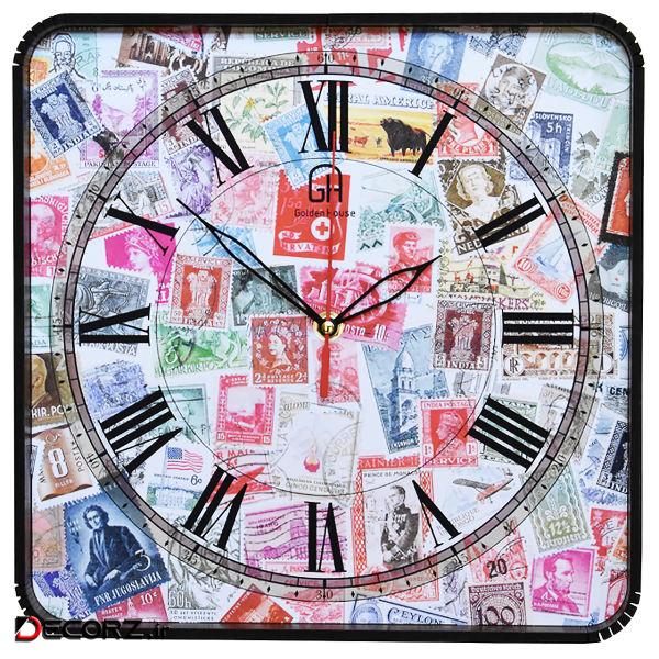 ساعت دیواری گلدن هوس مدل Stamp ساعت دیواری گلدن هوس مدل Stamp