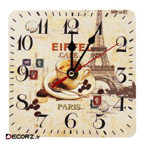 ساعت رومیزی طرح coffee کد ۴۰۶