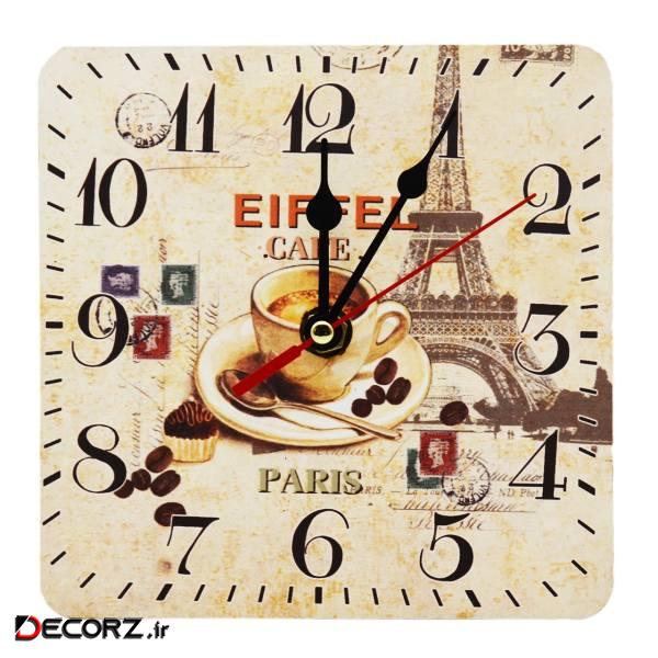 ساعت رومیزی طرح coffee کد 406 ساعت رومیزی طرح coffee کد 406