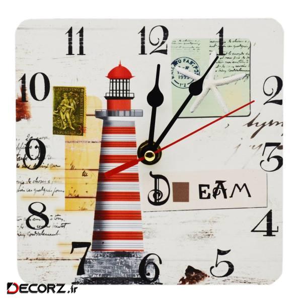 ساعت رومیزی طرح فانوس دریایی کد 404