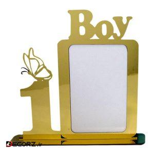 قاب عکس طرح عدد ۱ مدل boy