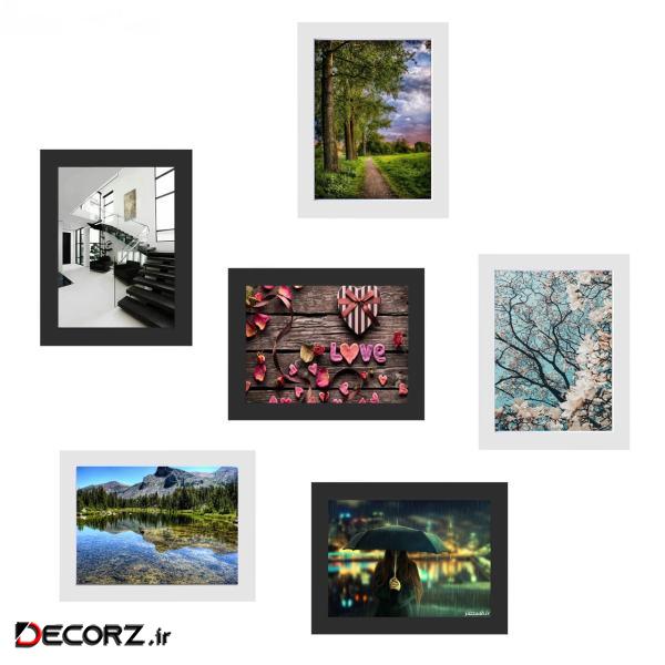 قاب عکس کد 1015 مجموعه 6عددی