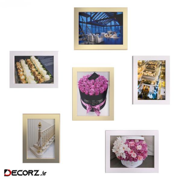 قاب عکس کد 2025 مجموعه 6 عددی