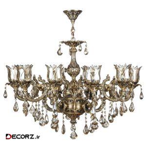 لوستر ۱۰ شعله چشمه نور مدل M3577-5-5-A