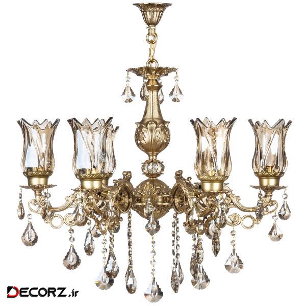 لوستر 12 شعله چشمه نور مدل C2974/6-6-A