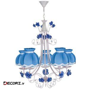 لوستر ۵ شعله چشمه نور مدل A2211/5-BL