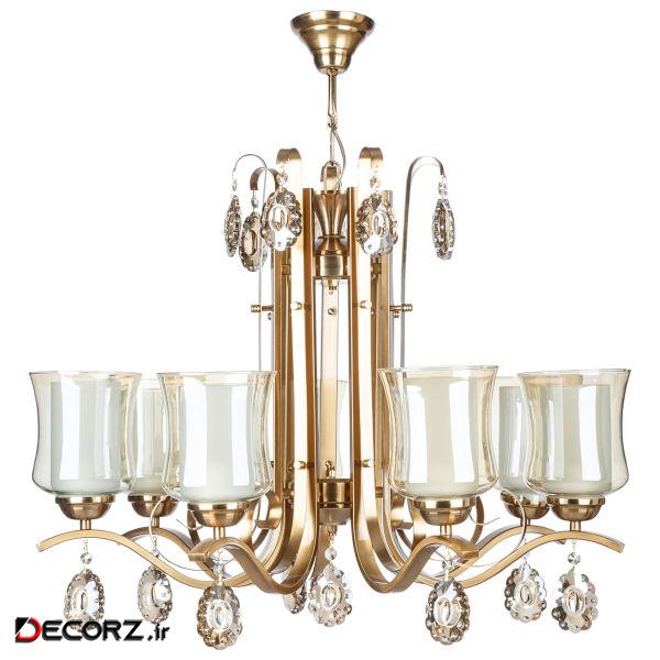 لوستر چشمه نور کد H2608/7 لوستر چشمه نور کد H2608/7