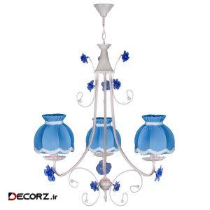 لوستر۳ شعله چشمه نور مدل A2211/3-BL