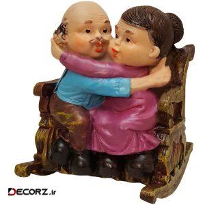 مجسمه لیلپار طرح پیرزن و مرد مدل  DGO-1016R