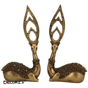 مجسمه مدل PE-NZ084 طرح آهو مجموعه دو عددی