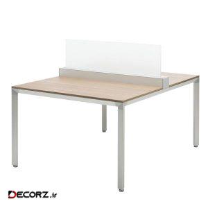میز کار گروهی فرآذین مدل WSD-1001 بلوطی روشن