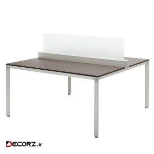 میز کار گروهی فرآذین مدل WSD-1002 بلوطی تیره