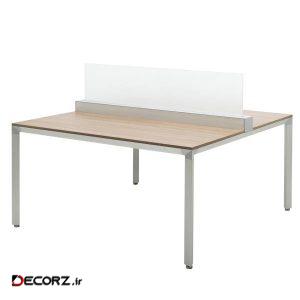 میز کار گروهی فرآذین مدل WSD-1002 بلوطی روشن