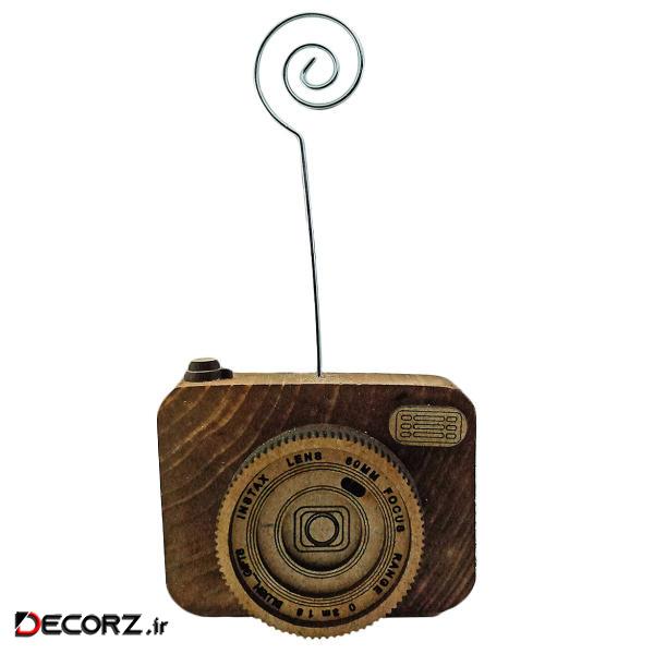 پایه نگهدارنده عکس طرح دوربین کد D-WOODI پایه نگهدارنده عکس طرح دوربین کد D-WOODI