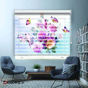 پرده زبرا مدل TD-24 سایز ۸۰×۱۵۰ سانتی متر