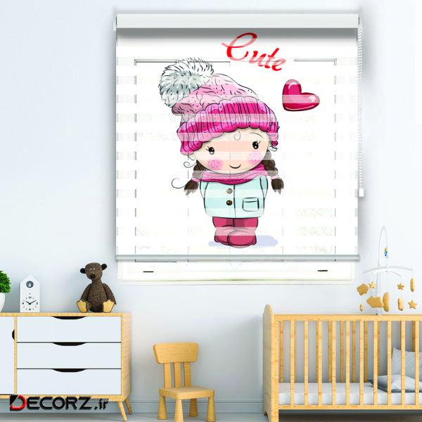 پرده زبرا مدل TِD-16 سایز 150x150 سانتی متر