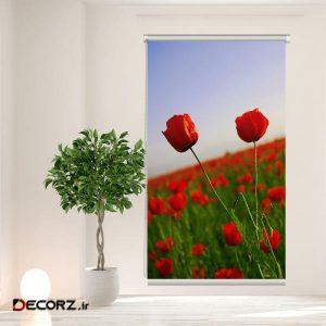 پرده شید مدل FL.002 سایز  ۱۵۰×۱۸۰ سانتیمتر