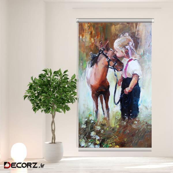 پرده شید مدل Pa.053 سایز 150x180 سانتیمتر 