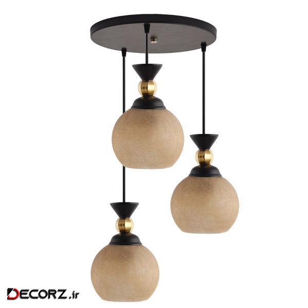 چراغ آویز دیلایت مدل SINAN کد AZ1291-3-DLT579 چراغ آویز دیلایت مدل SINAN کد AZ1291-3-DLT579