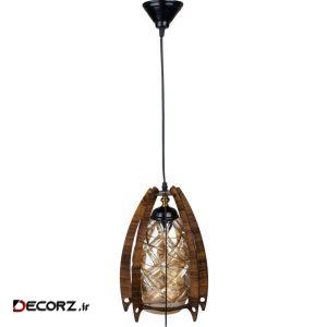 چراغ آویز طرح مرمری موشکی کد ۵