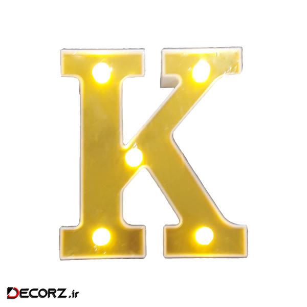 چراغ خواب طرح حروف کد3