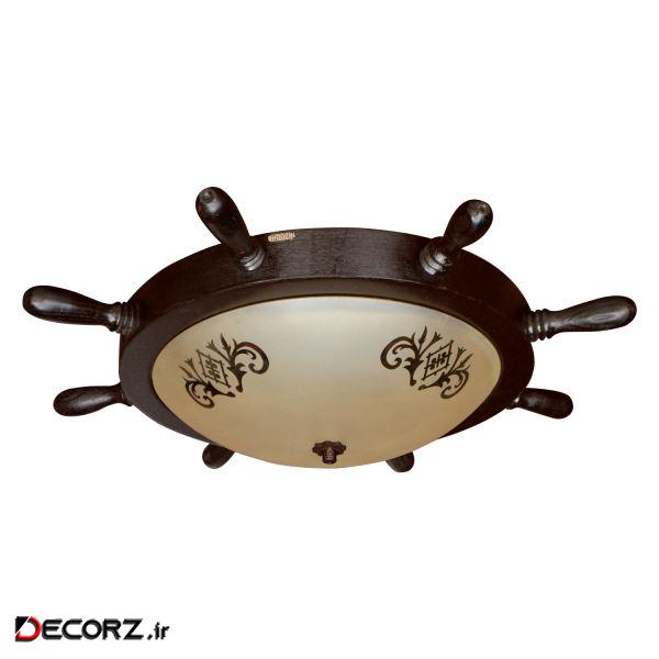 چراغ سقفی چوبین کد 212 چراغ سقفی چوبین کد 212