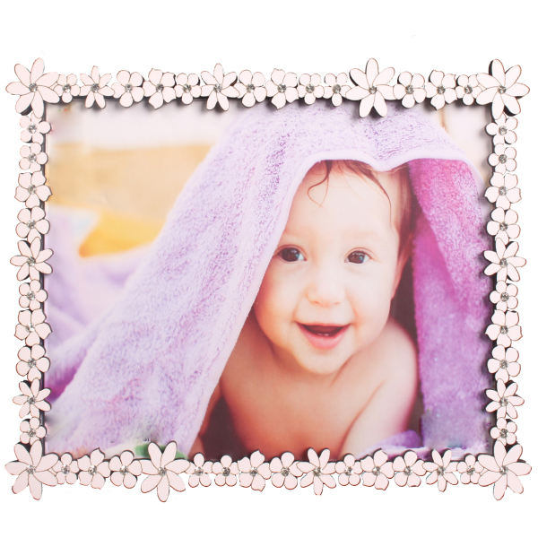 قاب عکس  طرح گل چیچک کد 11