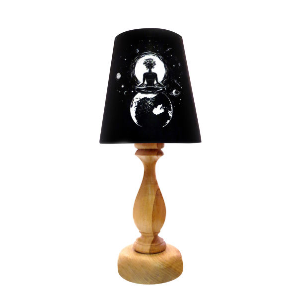 آباژور رومیزی برگ صدق طرح راز مراقبه کد AB01 آباژور رومیزی برگ صدق طرح راز مراقبه کد AB01