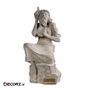 مجسمه تندیس و پیکره شهریار مدل تندیس دده قور قود کد M340 سایز بزرگ
