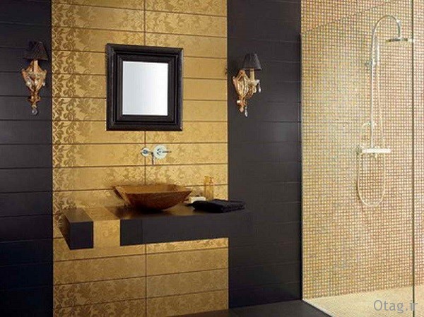 ست سرویس بهداشتی 6 پارچه نگین مدل رزینی کد 9613