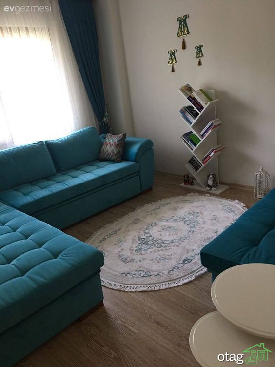 مبل ال رنگی با طراحی مدرن و جدید مناسب خانه‌های کوچک